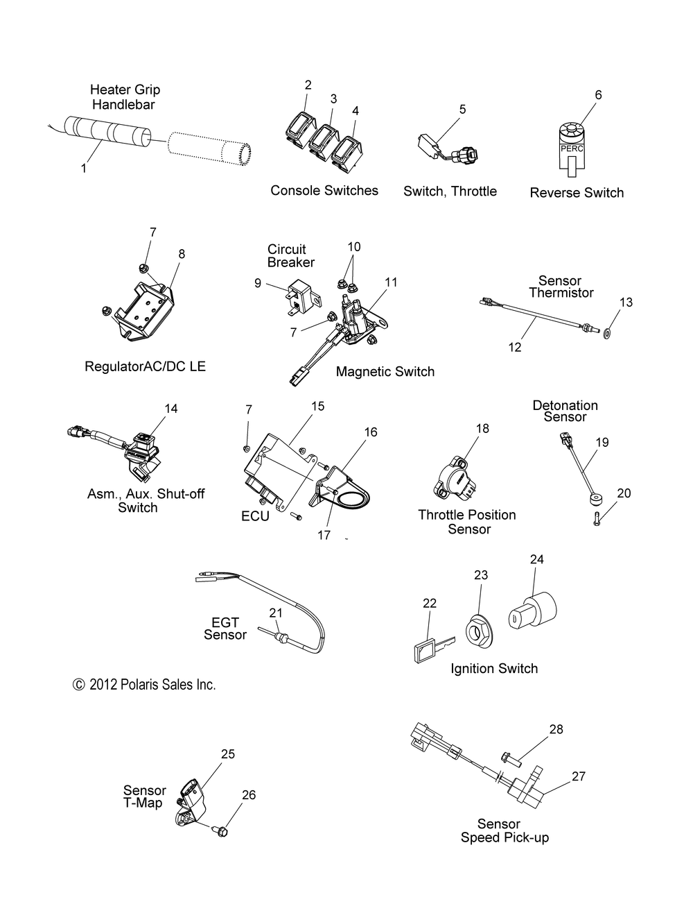 Electrical switches sensors and components - s15cg6 all options