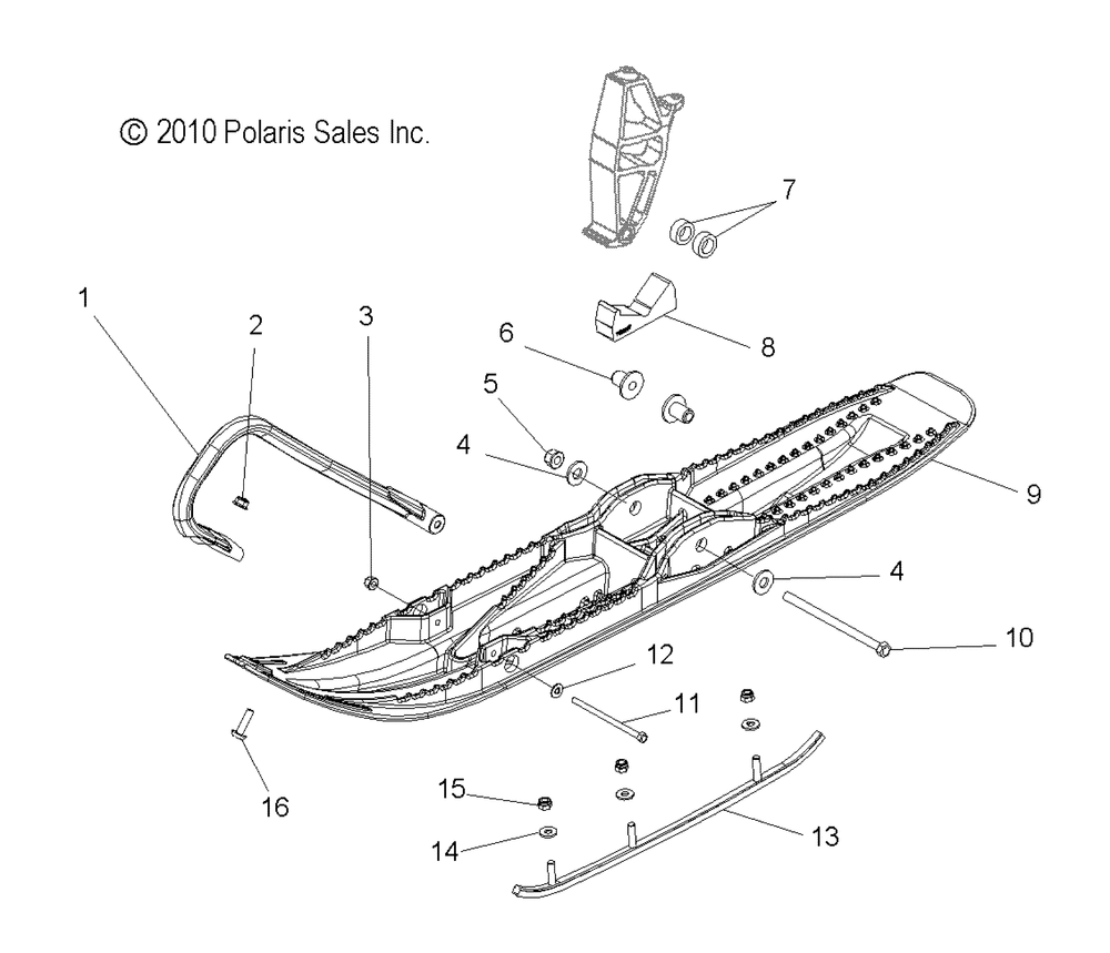 Steering ski asm. - s15cg6 all options