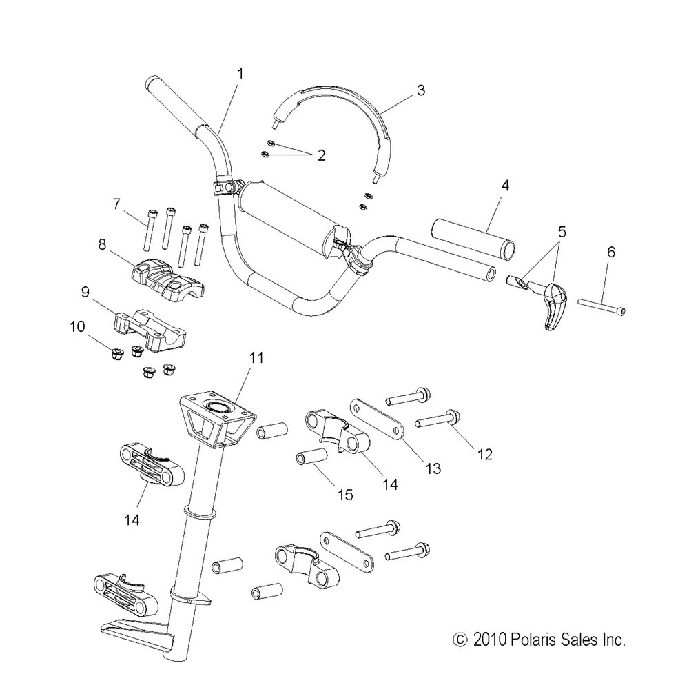 Steering handlebar mounting - s1cg6 all options