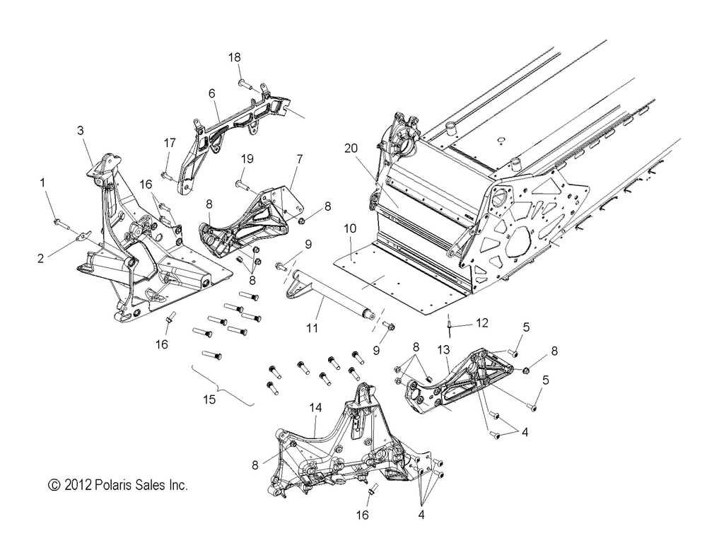 Chassis bulkhead asm. - s15cg8_ch8 all options