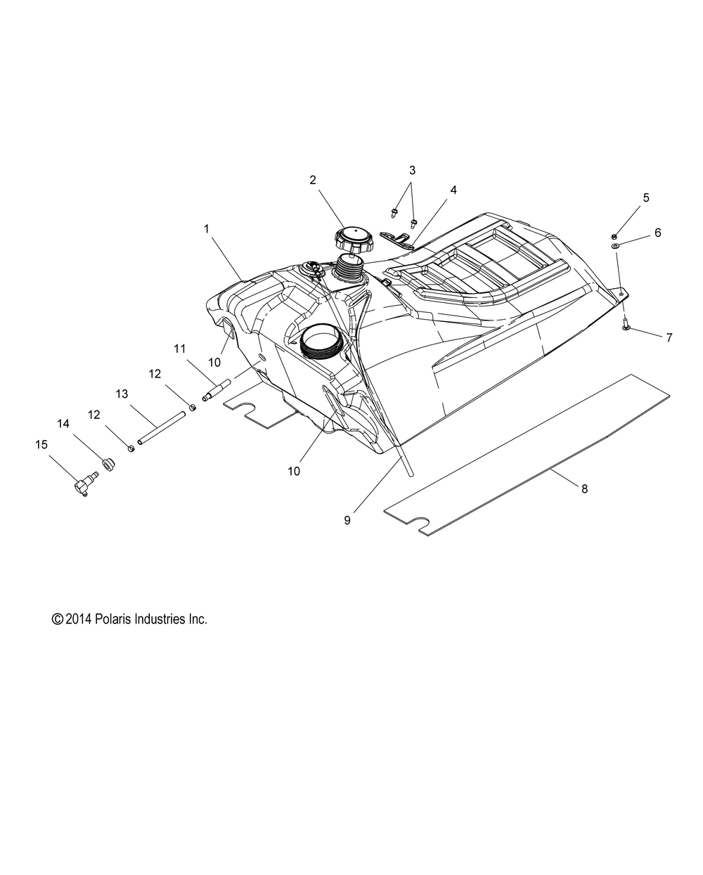 Fuel system fuel tank asm. - s15cj5bsl_bel