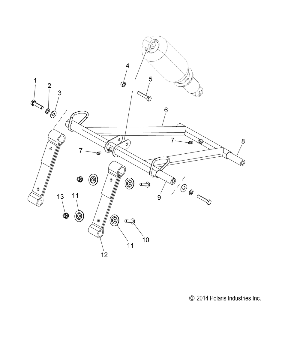 Suspension torque arm front - s15cj5bsl_bel