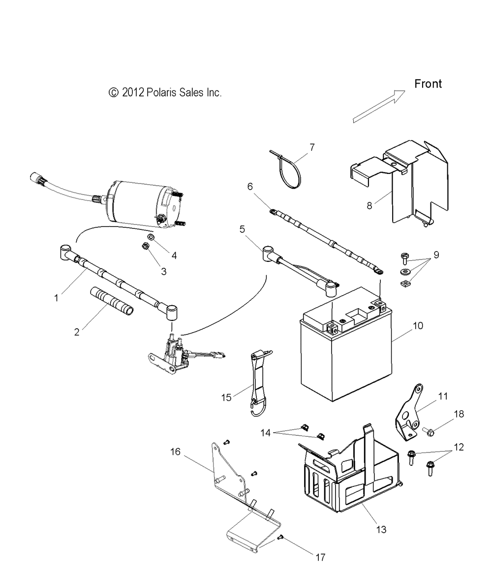 Electrical battery and cables - s15cl8_cw8 all options