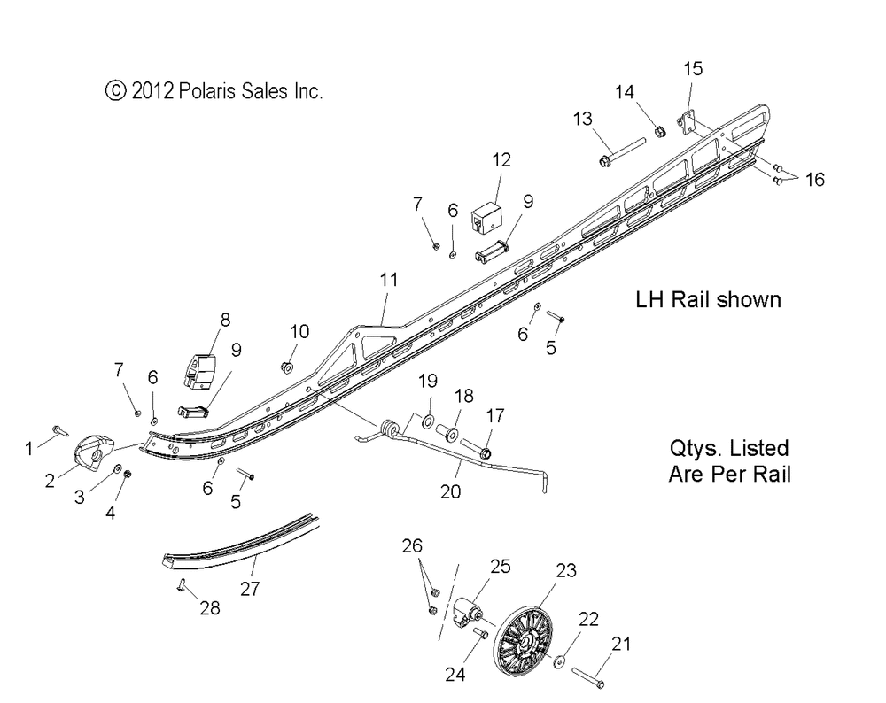 Suspension rail mounting - s15cn8_cy8 all options