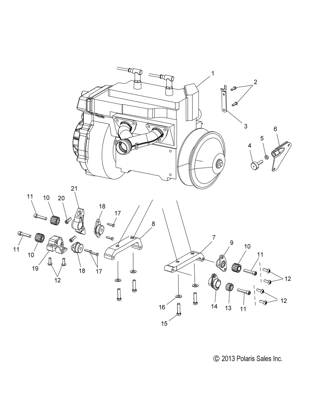 Engine mounting -s15cr5bsa_bsl