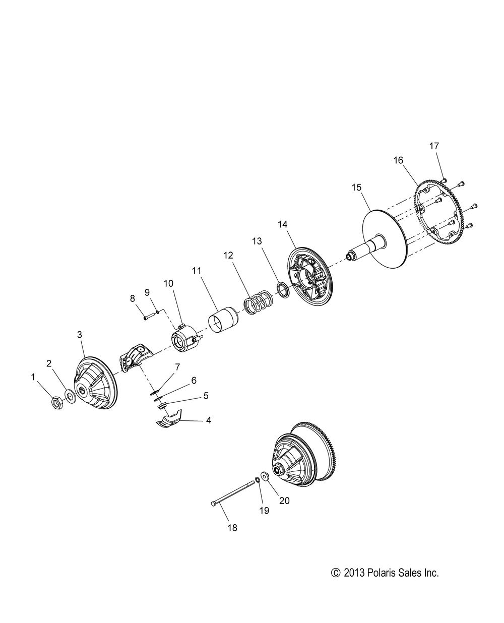 Drive train clutch primary - s15cr5bsa_bsl