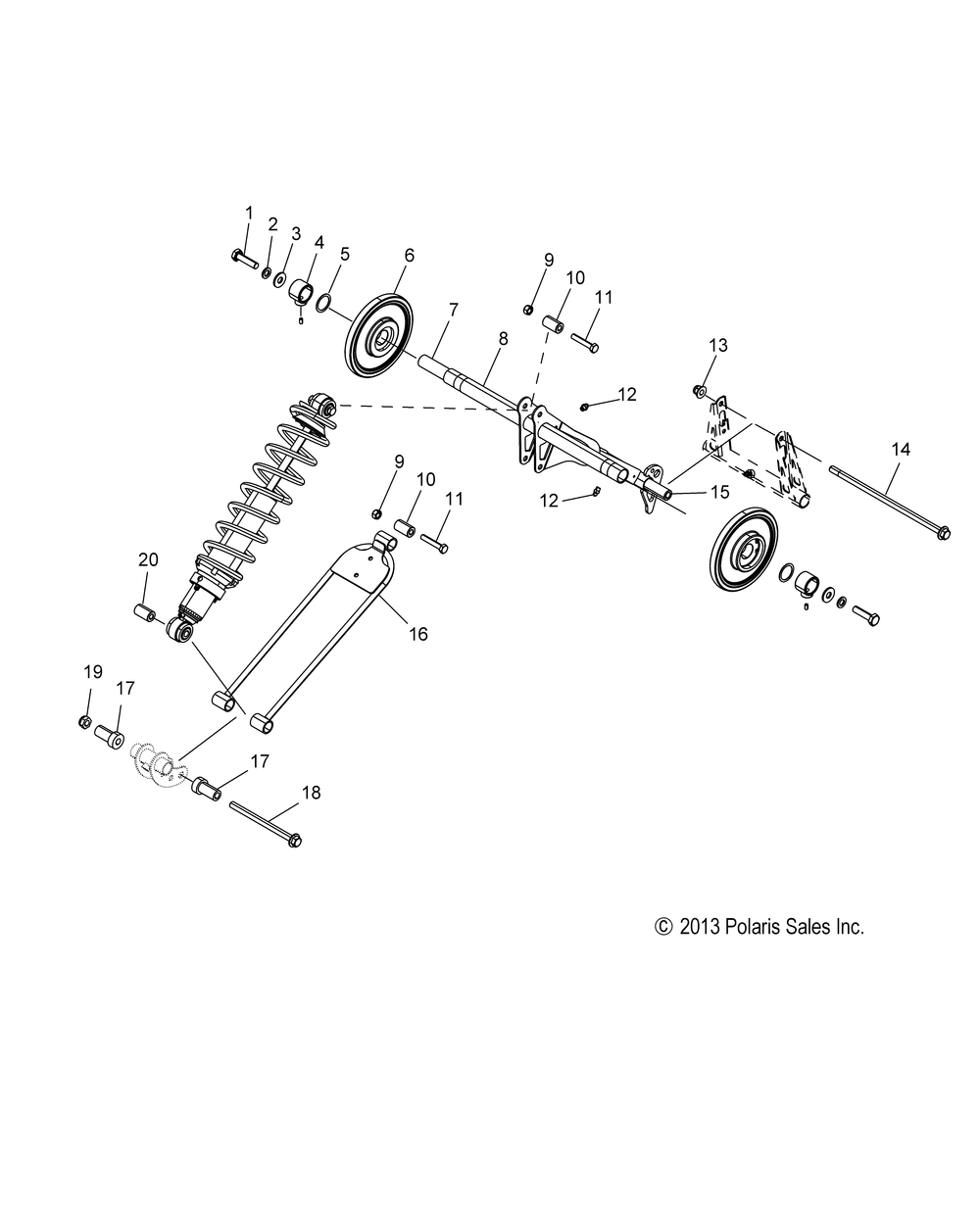 Suspension torque arm rear - s15cs5bsl_bel