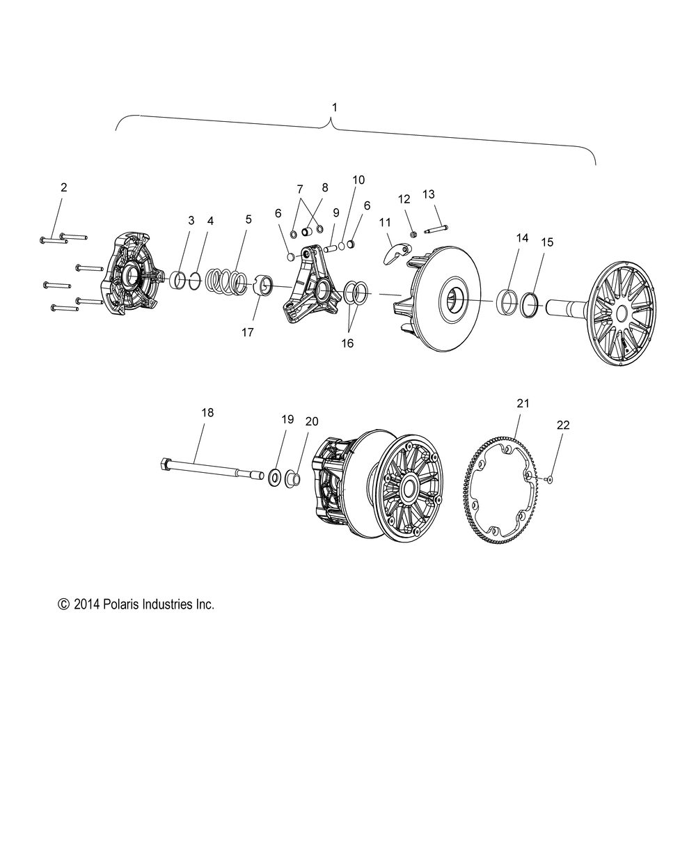 Drive train clutch primary - s15da6 all options