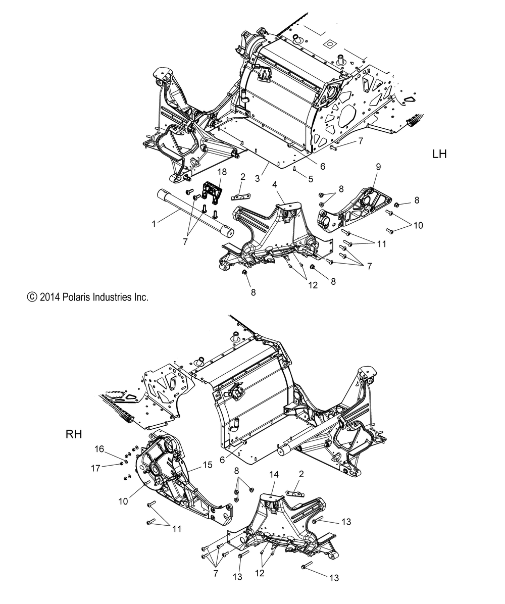 Chassis bulkhead asm. - s15df6pel