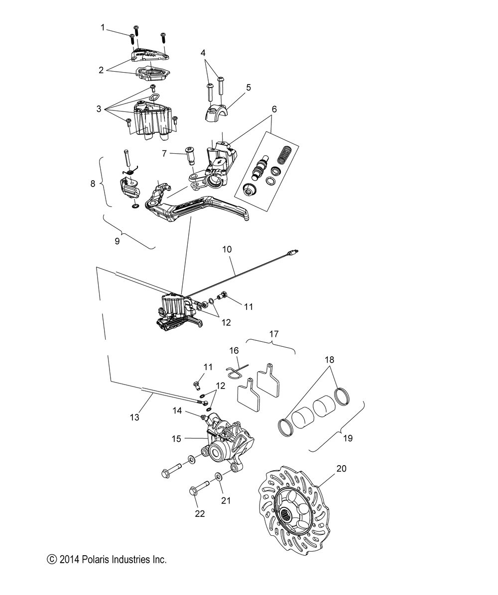 Brakes brake system - s15df8 all options