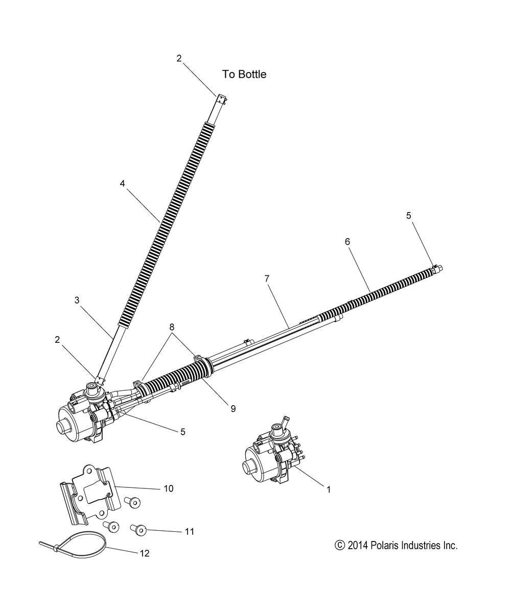 Engine oil pump and lines - s15dp6 all options