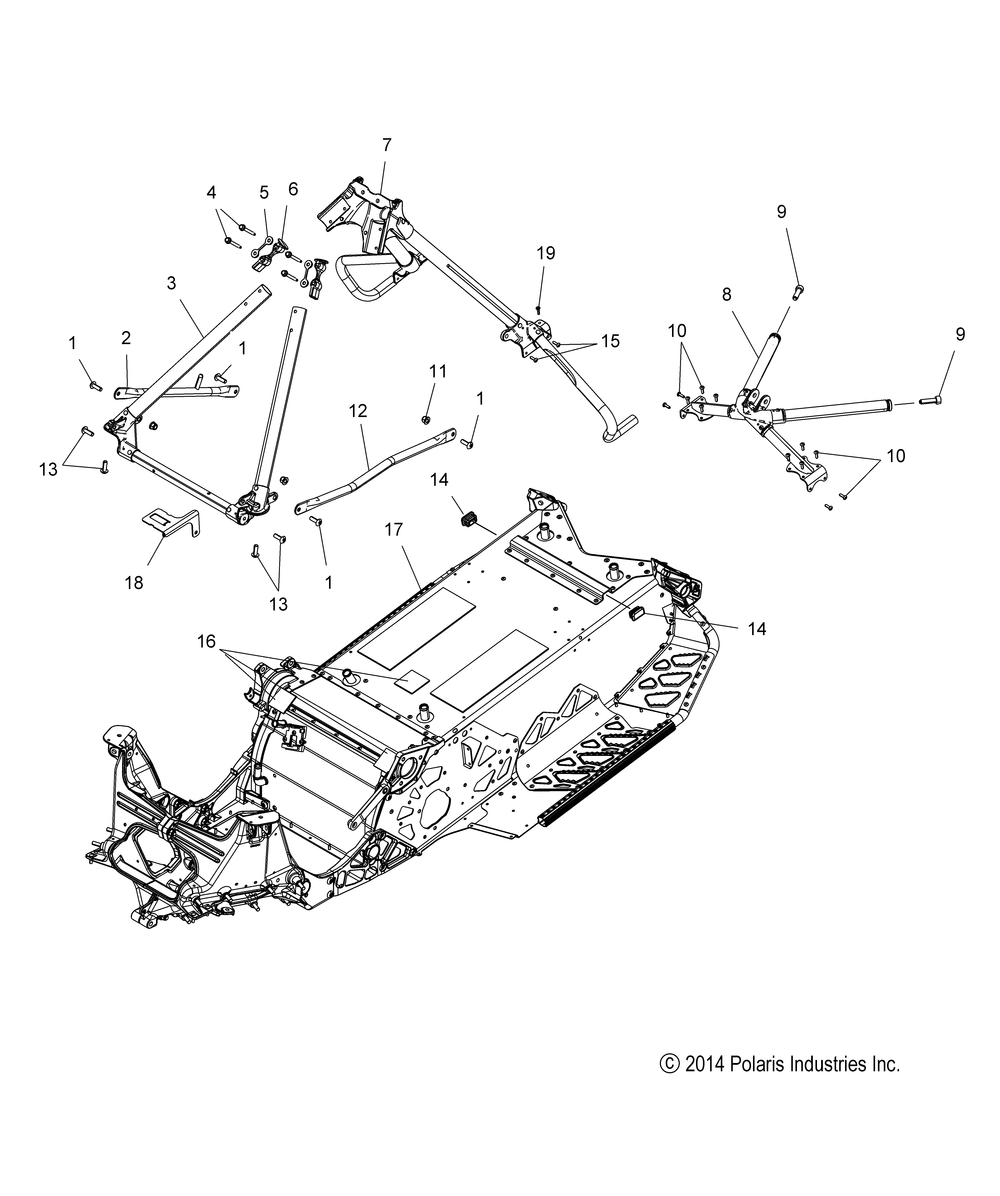 Chassis chassis asm. and over structure - s15dp6 all options