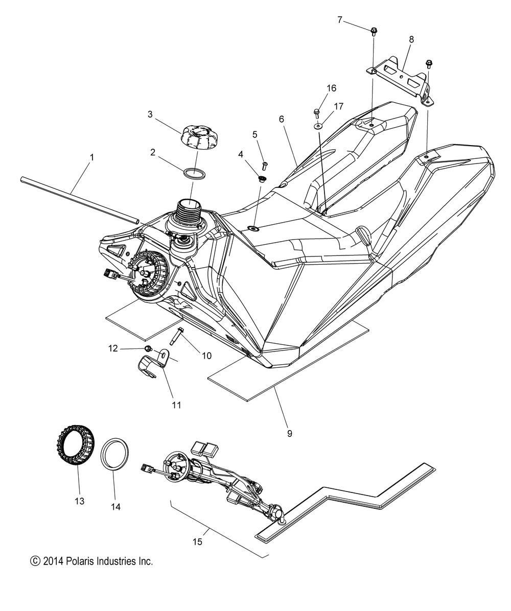 Fuel system fuel tank asm. - s15dr6pel