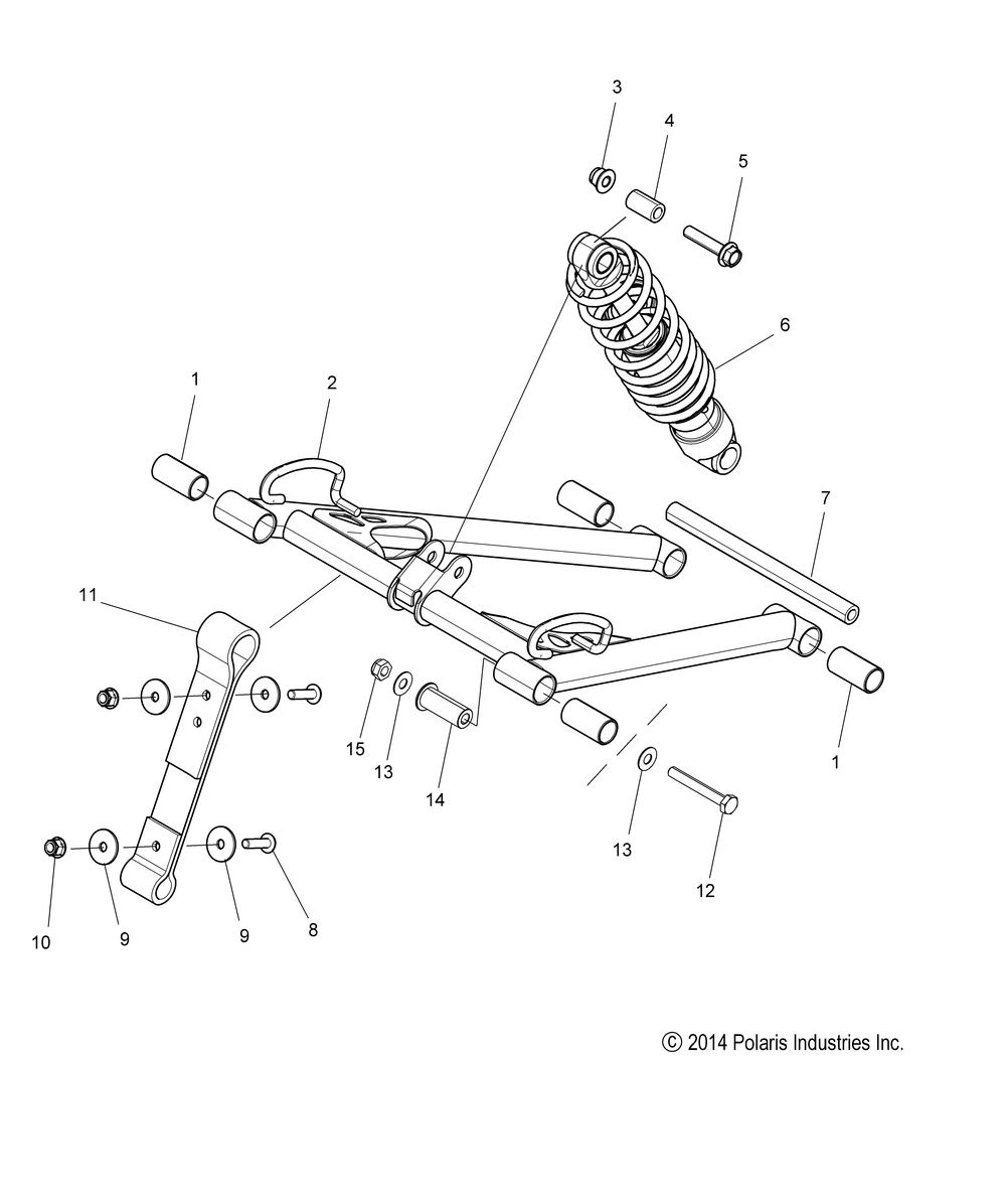 Suspension torque arm front - s15ds6 all options