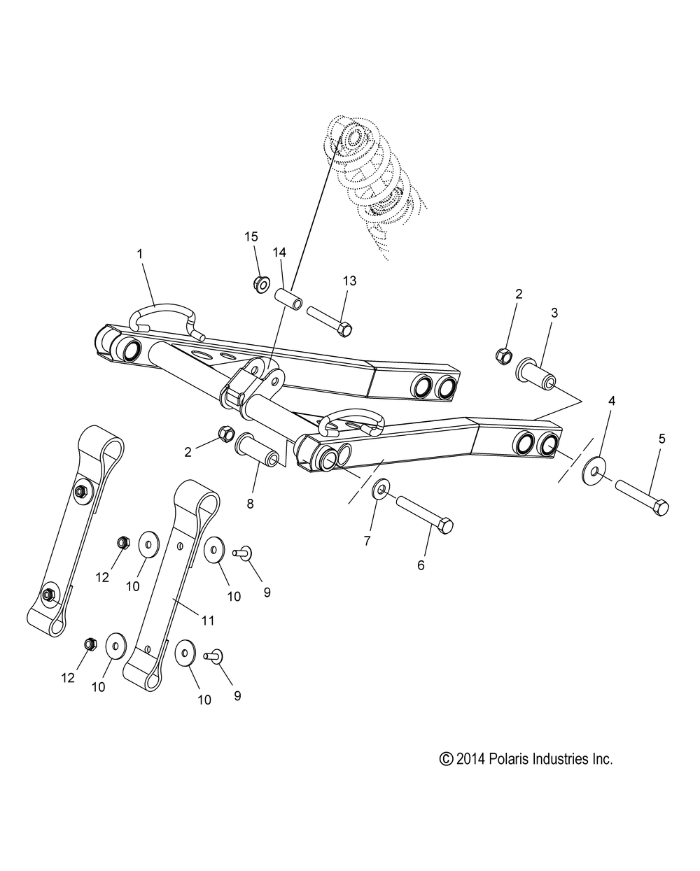 Suspension torque arm front - s15mx6jsa_jea