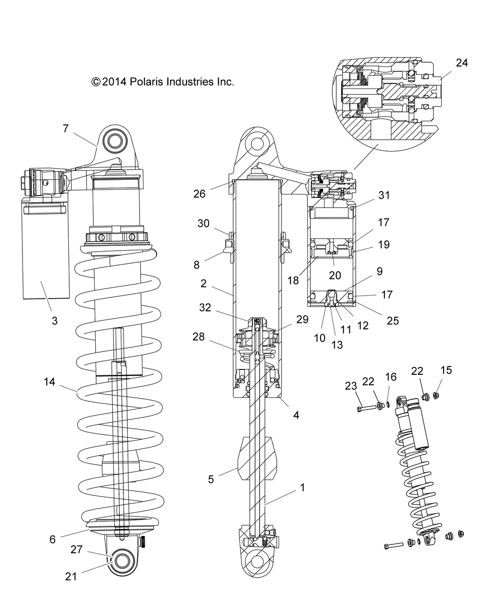 Suspension shock ifs - s15mx6jsa_jea