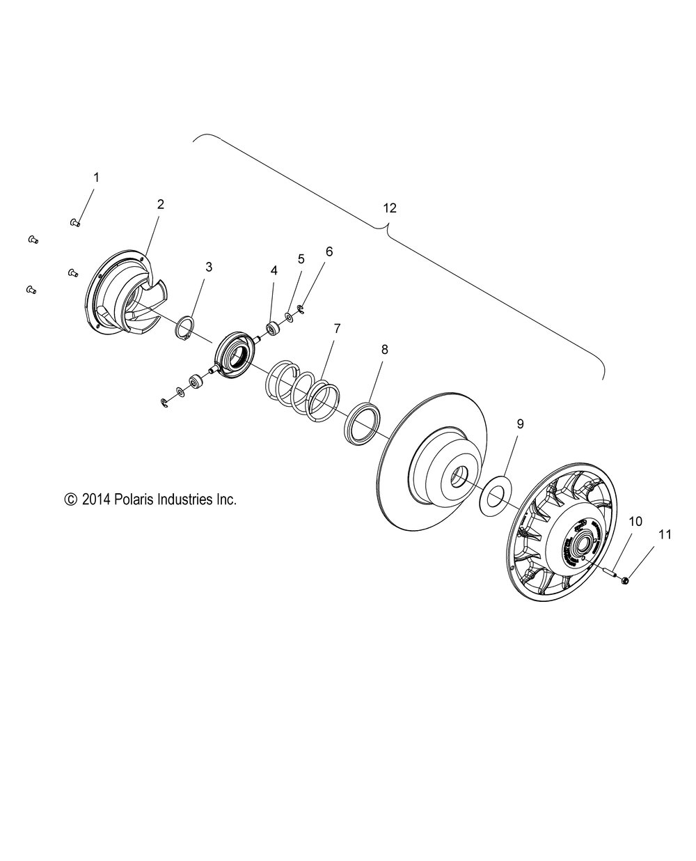 Drive train clutch secondary - s15mx6jsa_jea