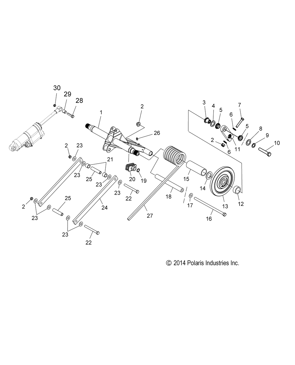 Suspension torque arm rear - s15mx6jsa_jea