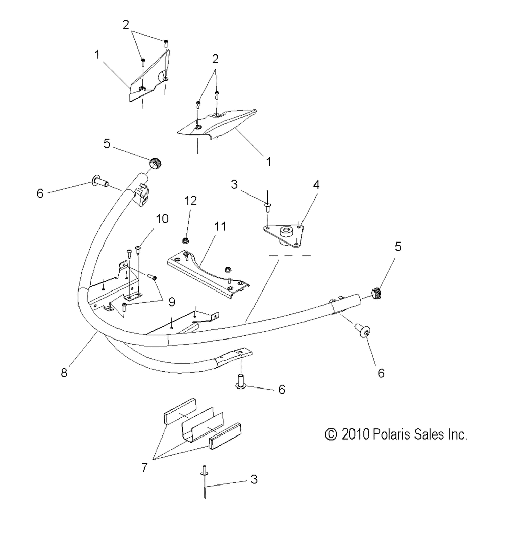 Body front bumper mounting - s15pu6nsl_nel