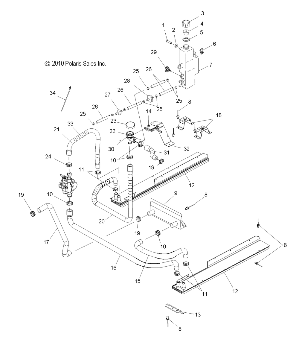 Engine cooling system - s15su4bel