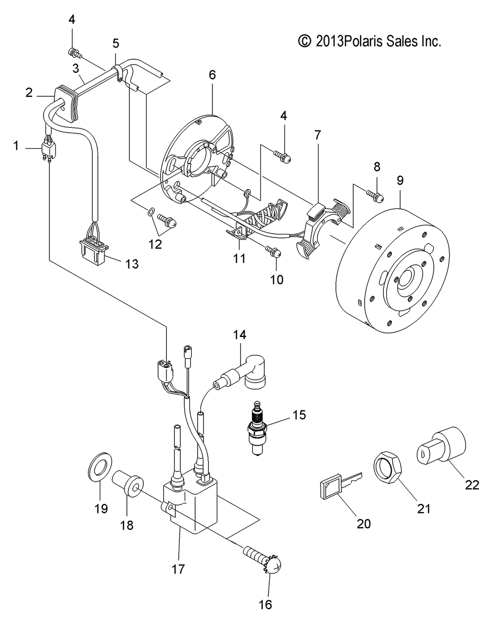 Electrical ignition system and switch - s15su4bel