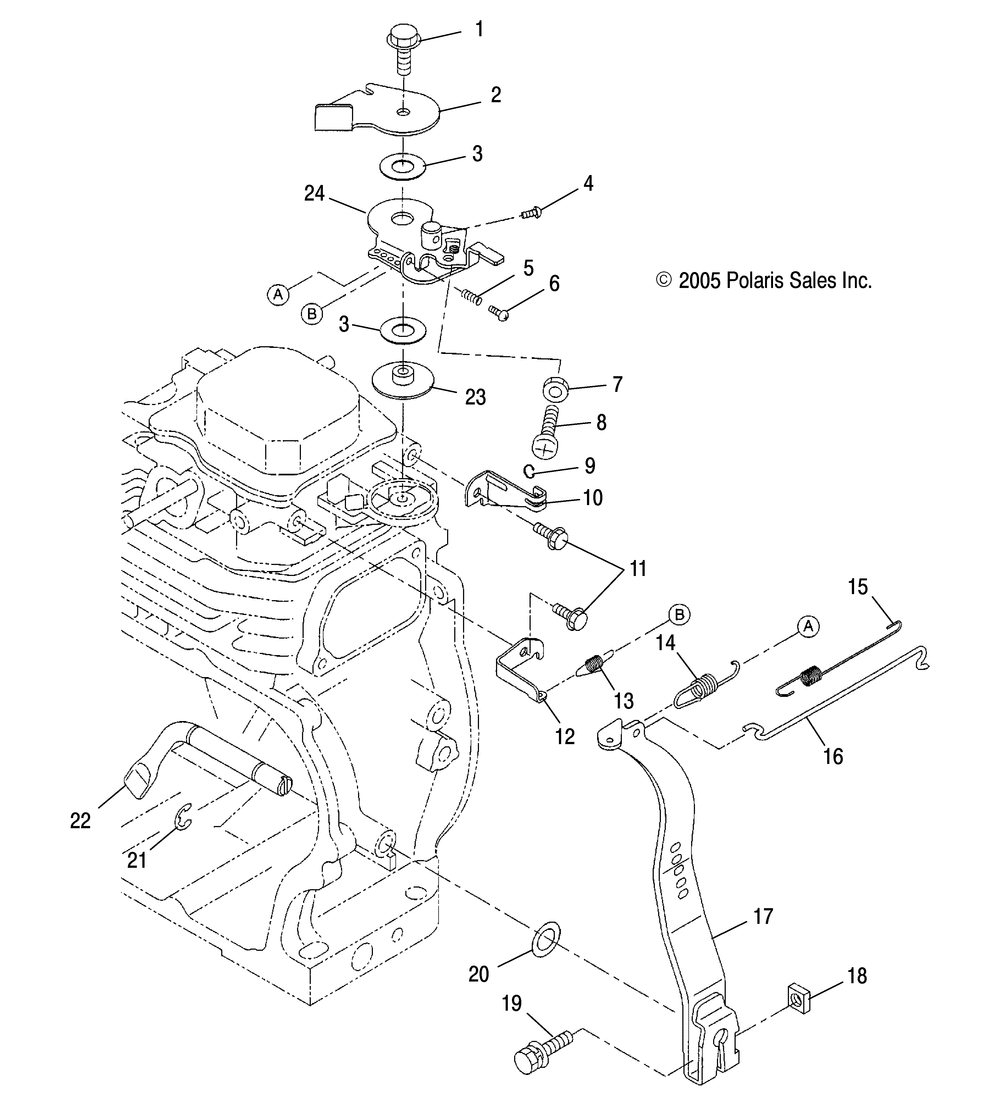 Engine governor - s15wb1asa_aea