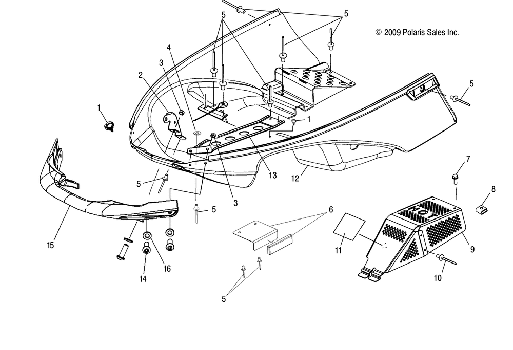 Body front bumper and nosepan - s15wb1asa_aea