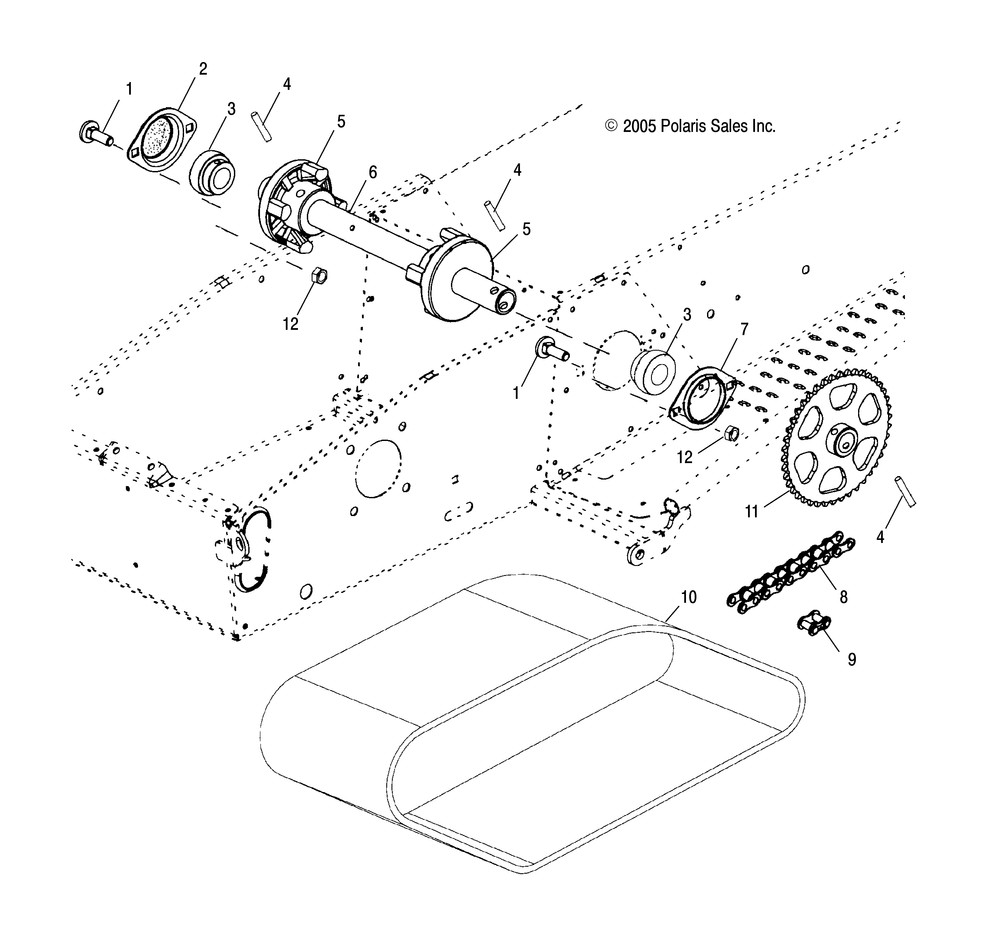 Drive train drive shaft - s15wb1asa_aea