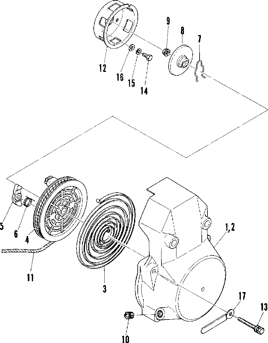 Recoil starter (400)