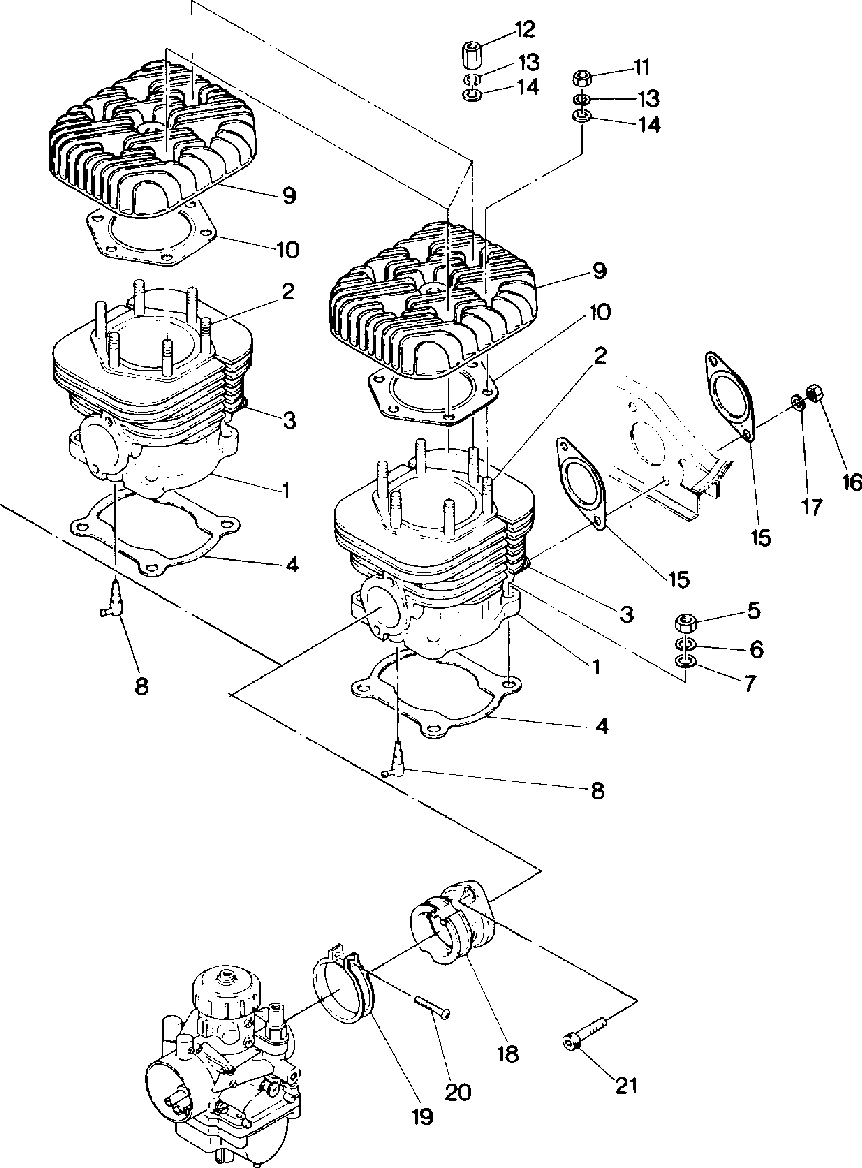 Cylinder trail