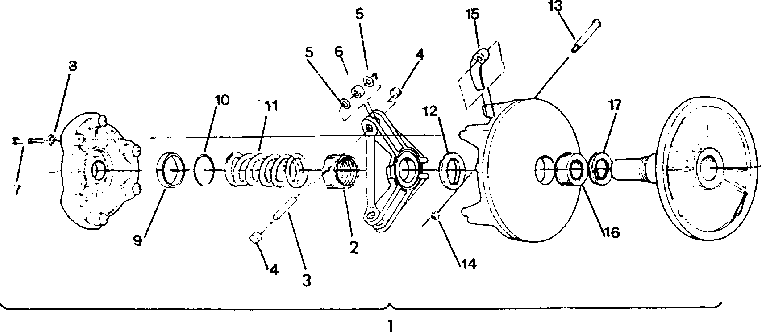 Drive clutch 650 rxl to serial no. 1825512