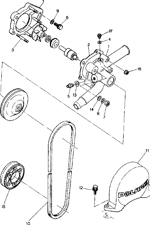 Water pump 650 rxl