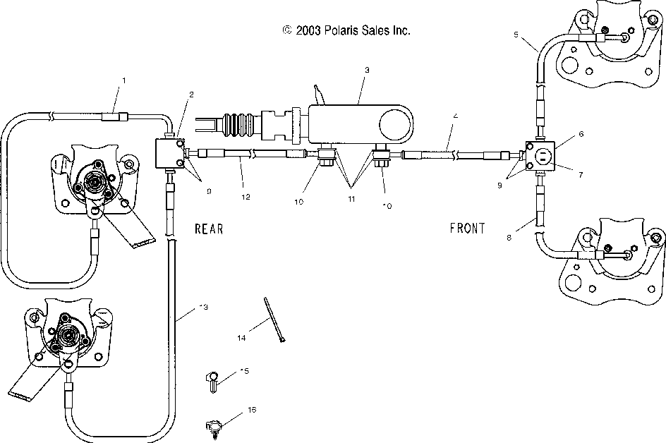 Brake lines_master cylinder - a04rb63aa