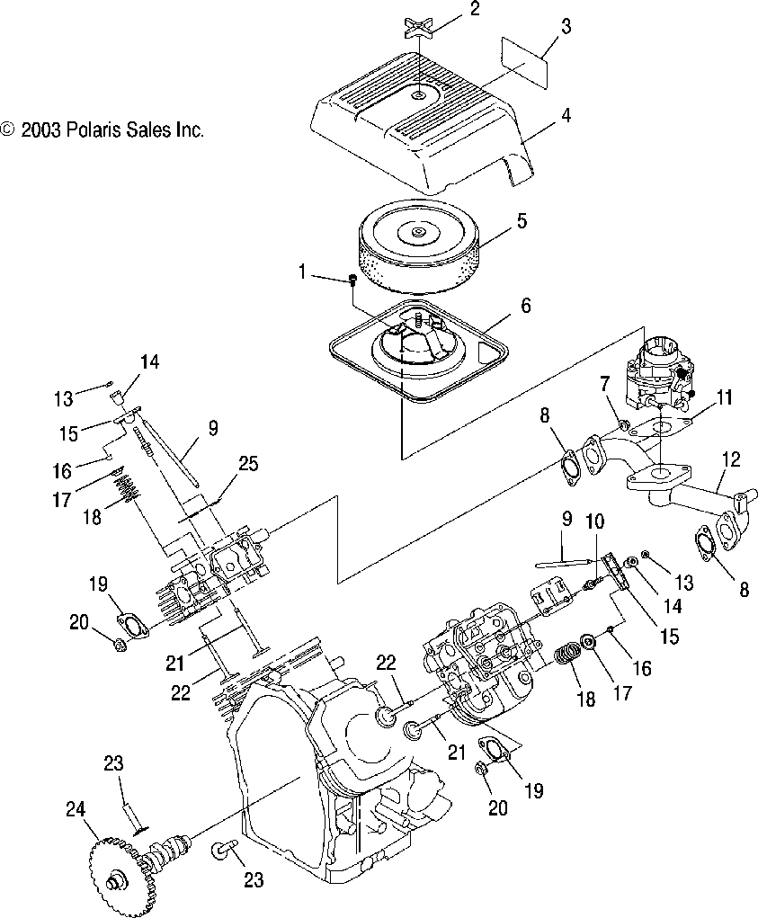 Intake and exhaust - a04rb63aa