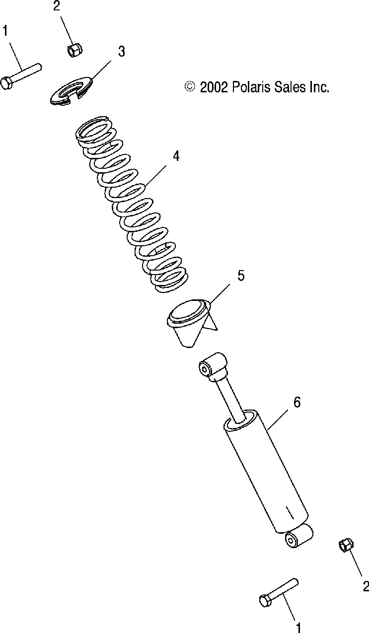 Rear shock - a04rb63aa