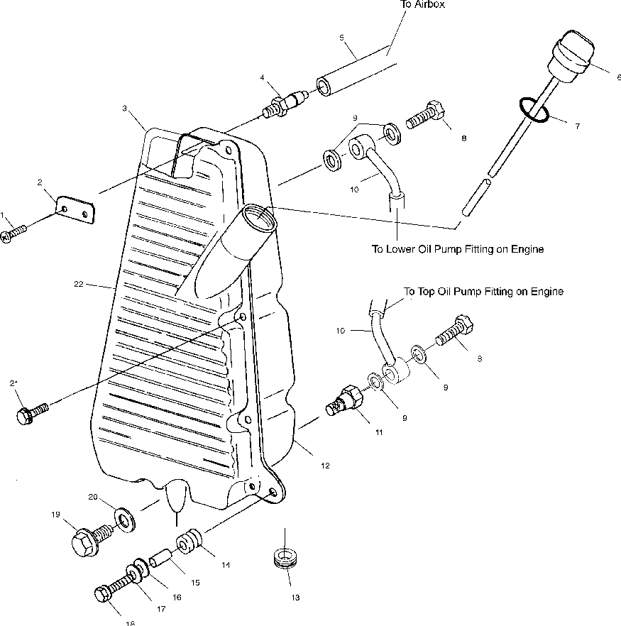 Oil tank - a99rf50aa