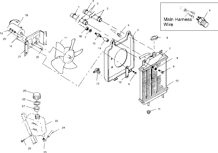 Cooling system - a99rf50aa