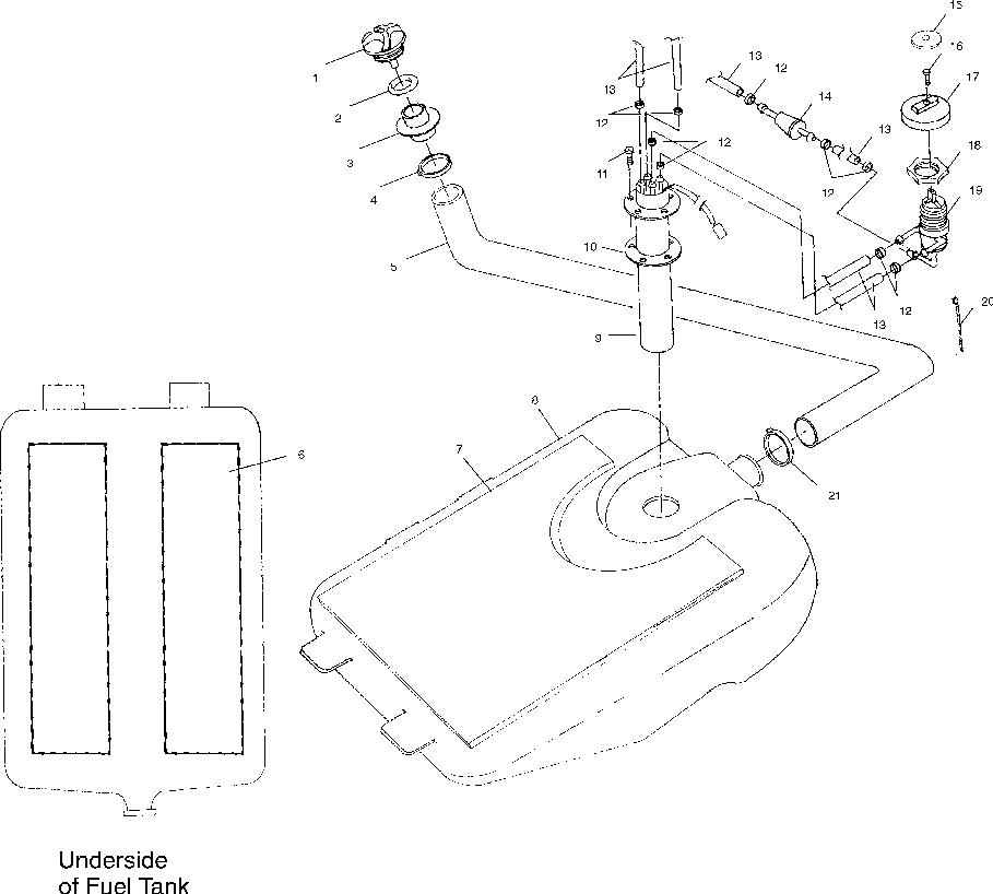 Fuel tank - a99rf50aa