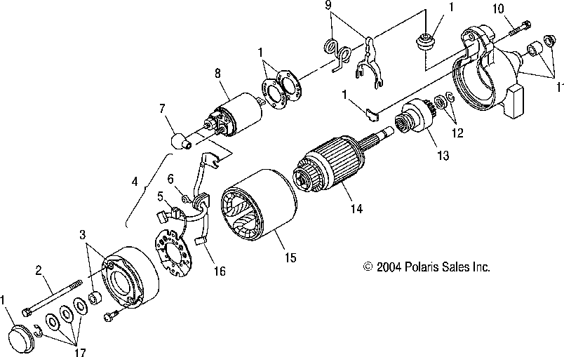 Starting motor - r05rb63aa