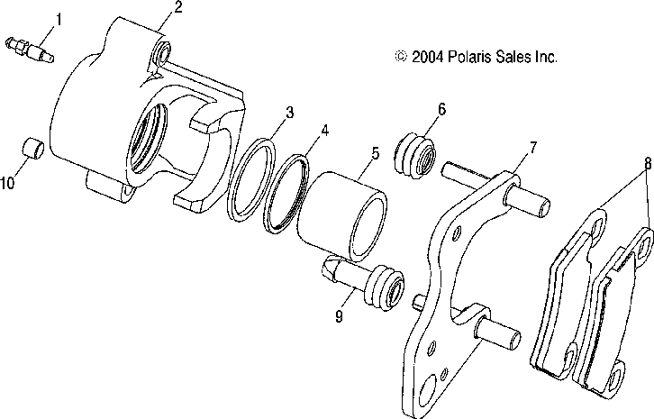 Front brake caliper - r05rb63aa