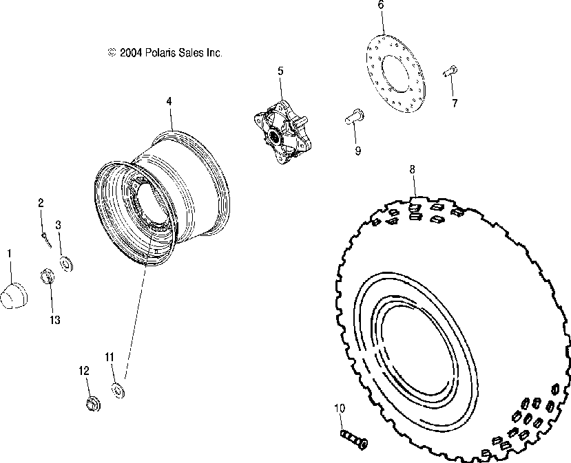 Wheel rear - r05rd68aa_ab