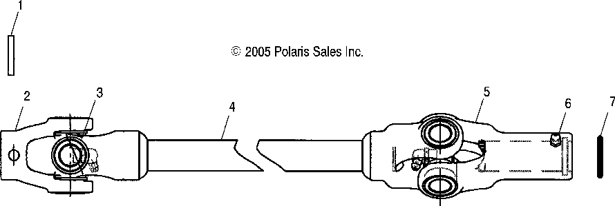 Shaft prop front (4x4) - r07rh50aa