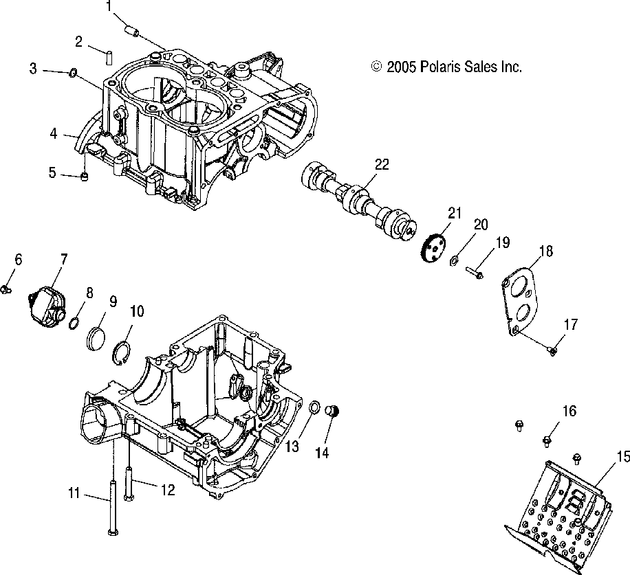 Engine crankcase - r07rf68ad_af