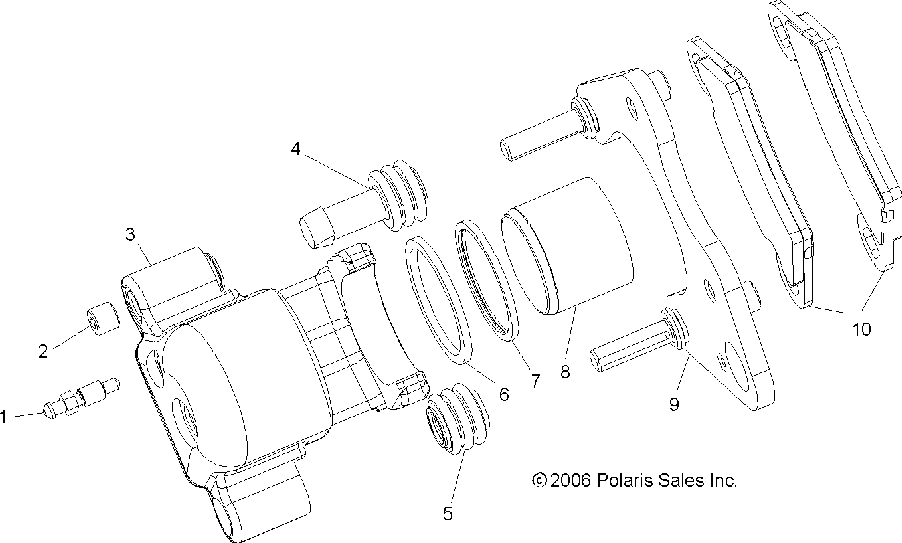 Brake caliper front - r07rf68ad_af