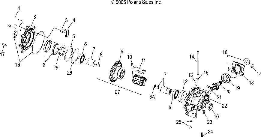 Gearcase front - r07rh68ad_ag_ah_ak_al_ao_ap_aw