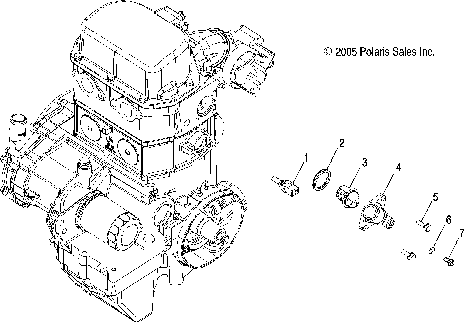 Engine manifold and thermostat - r07rh68ad_ag_ah_ak_al_ao_ap_aw