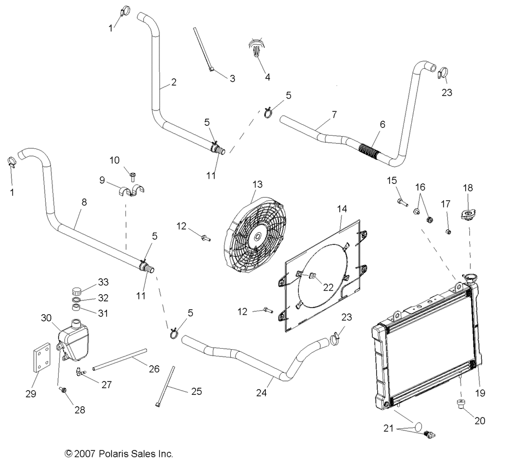 Engine cooling system - r08rb50aa