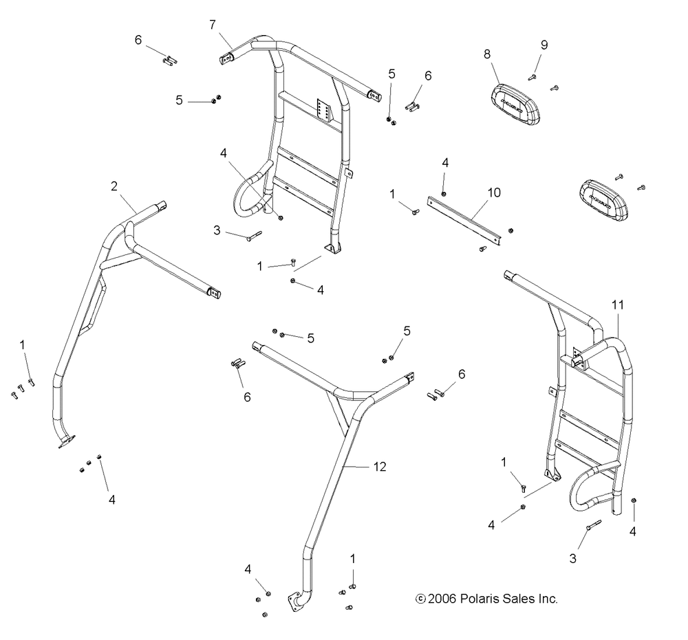 Body cab frame - r08rb50aa