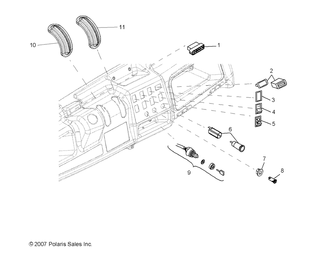 Electrical dash instruments and controls - r08rh50af_ar_at