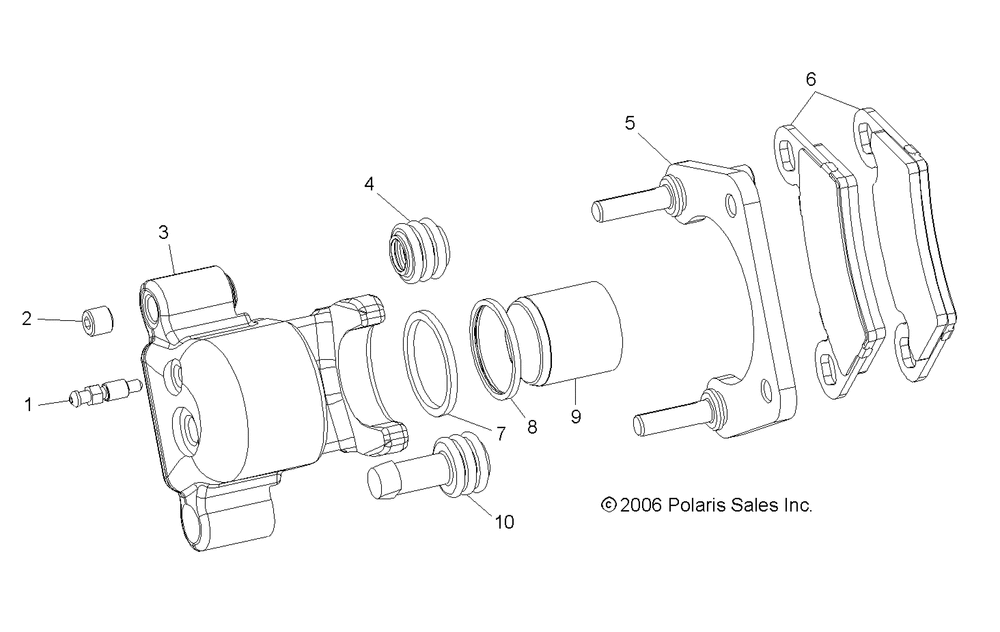 Brakes rear caliper - r08rh50af_ar_at